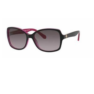 Women’s Accessories Kate Spade Sunglass Ailey Black Gray Pink w Case and Cloth